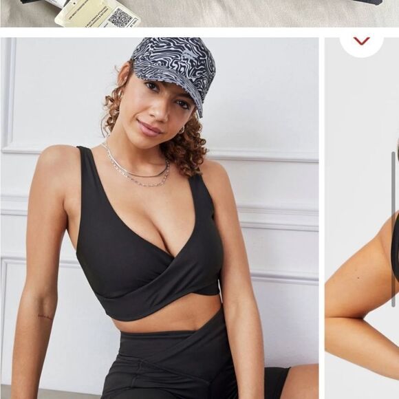 Fabletics Low Impact Crossover Sports Bra Medium - Picture 1 of 8